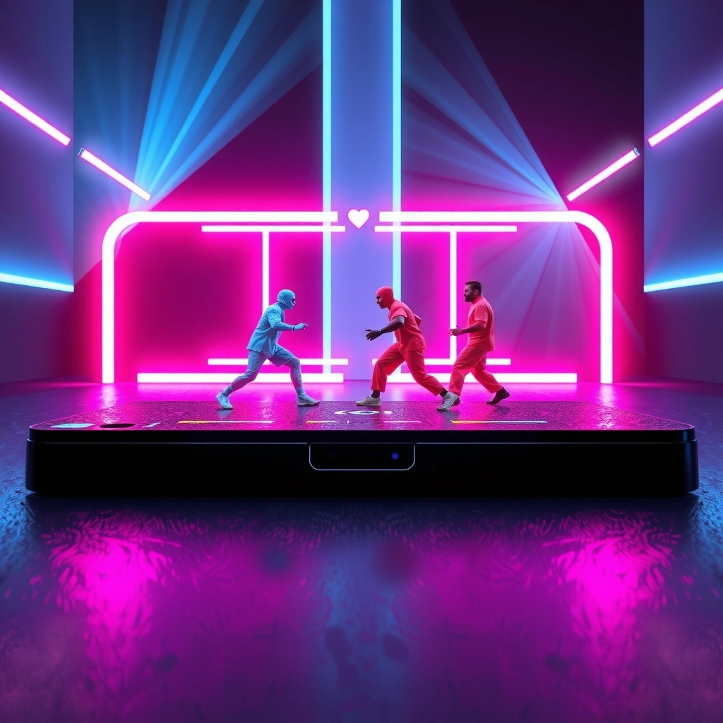 Neon Arena - Juego Multijugador